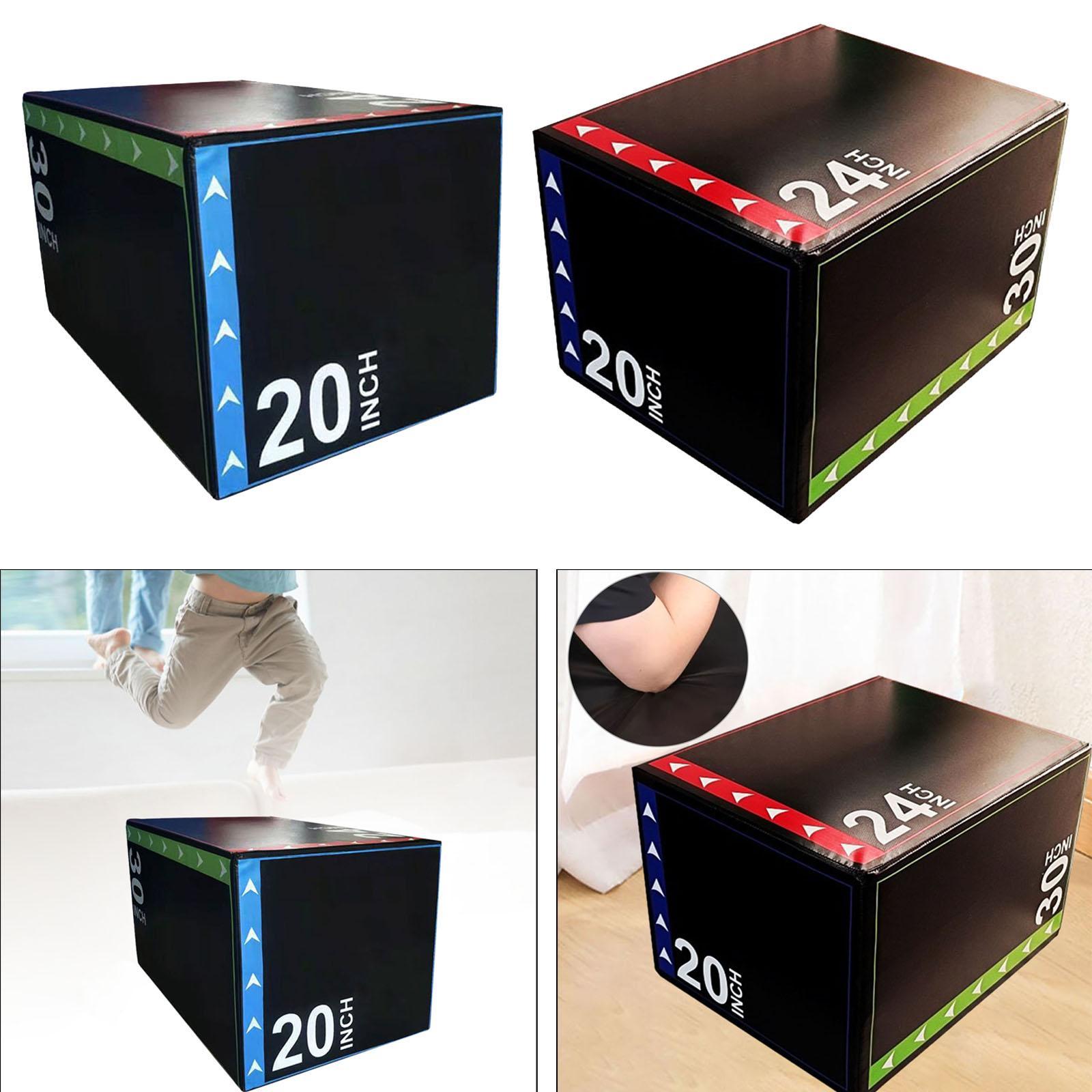 Sports Equipment Companies - 3-in-1-Sprungbox, plometrische Box für Krafttraining, Cardio-Sprung-Lunges,