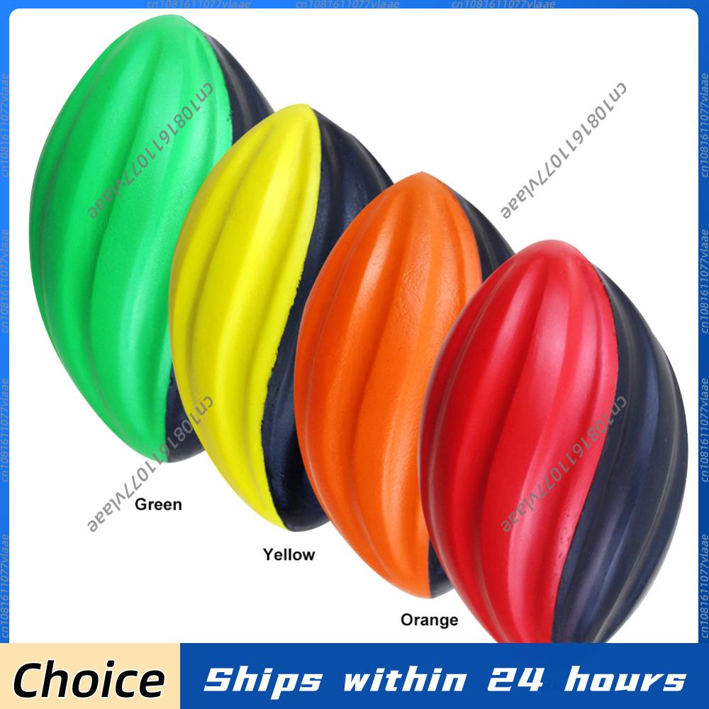 Rugby Training Ball - Trainings-Rugbyball, langsam zurückfedernder Spiral-Rugbyball, Wurf- und