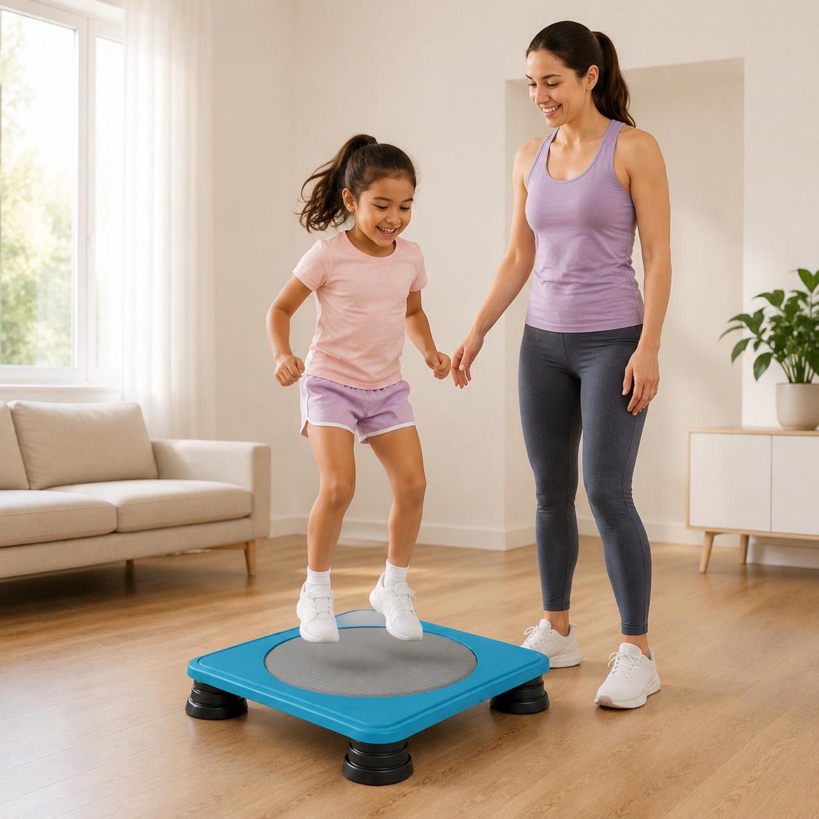 Sports Equipment Stores - Kindertrampolin für Zuhause, Mini-Rebounder-Trampolin für Kinder,