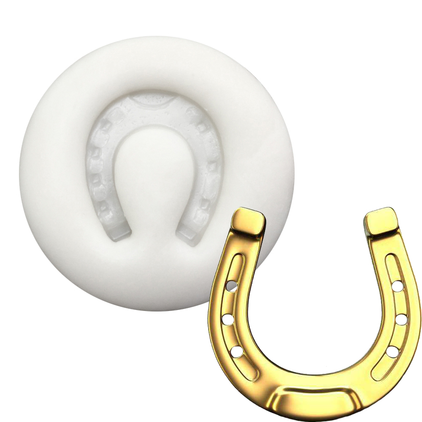 Horseshoe Game Set - Hufeisen Silikon Sugarcraft Form Schokolade Cupcake