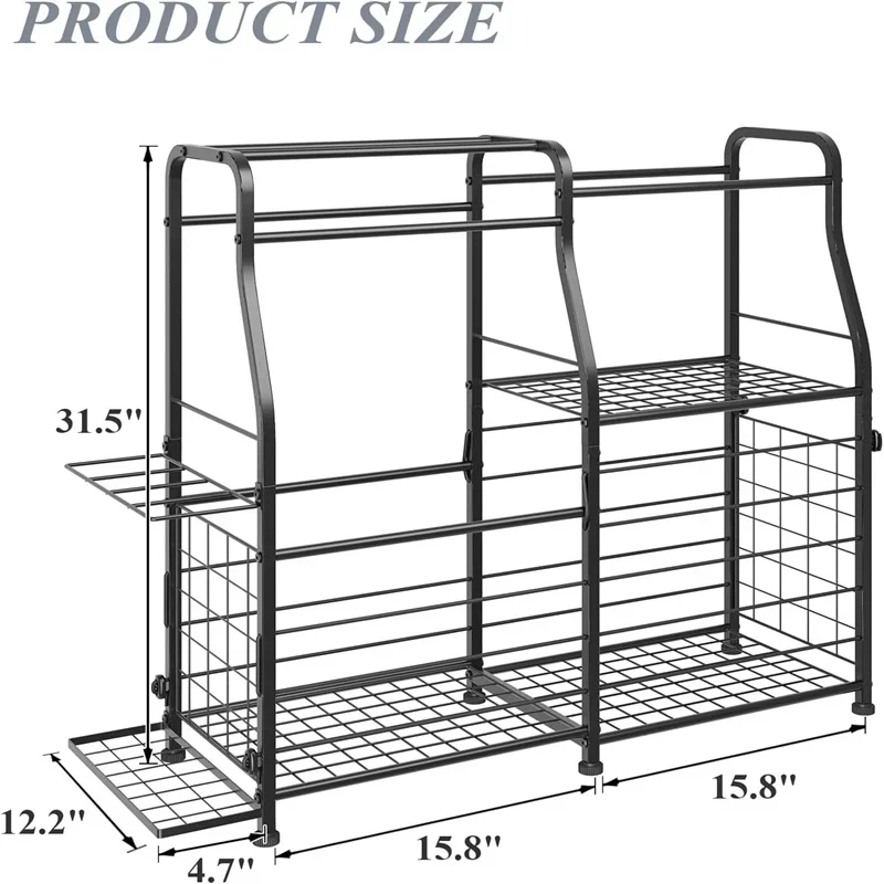 Sports Equipment Garage Organizer - 2026 Ball-Aufbewahrungsregal Garagen-Organizer-System für drinnen und