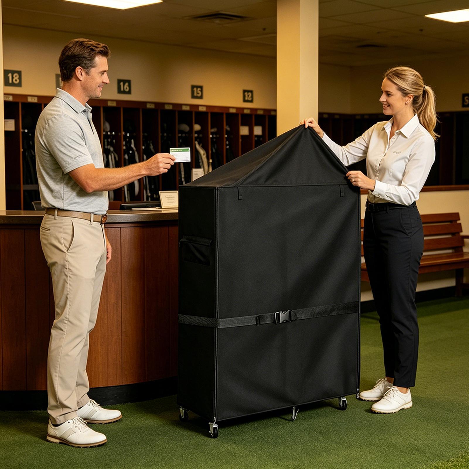 Golfbag-Standabdeckungen aus O – Sports Equipment Garage Organizer Bewertung und Preis