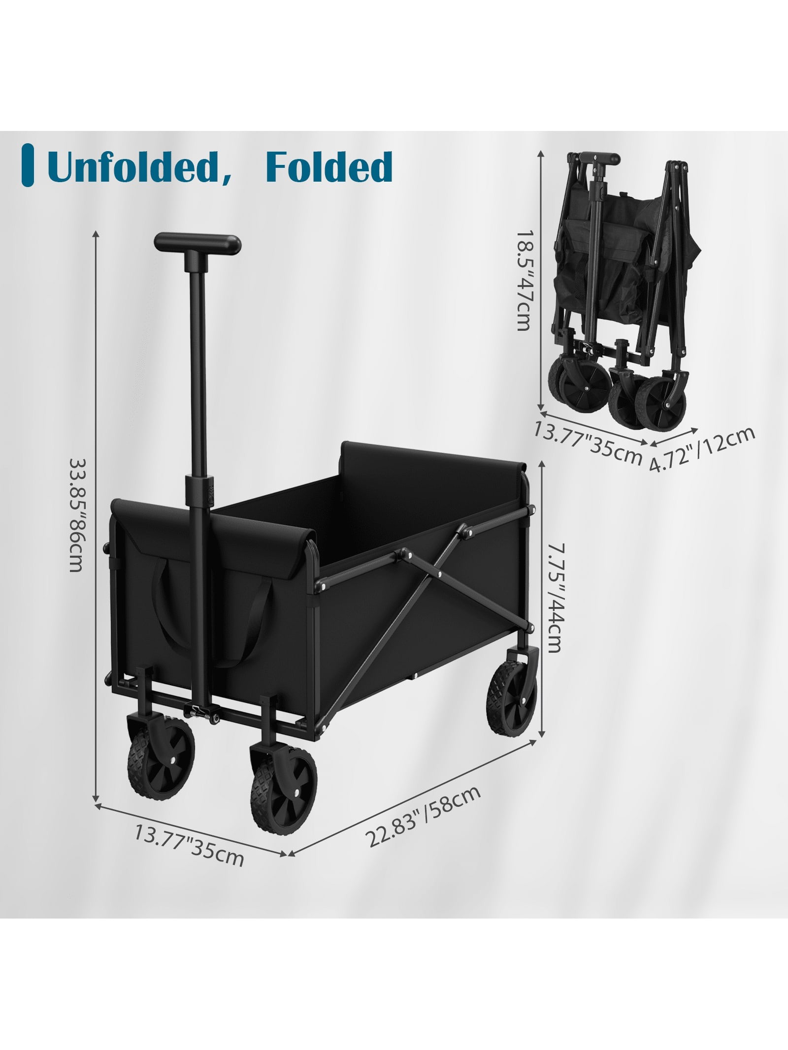 Robuster, faltbarer Transportw – Sports Equipment Trolley Bewertung und Preis