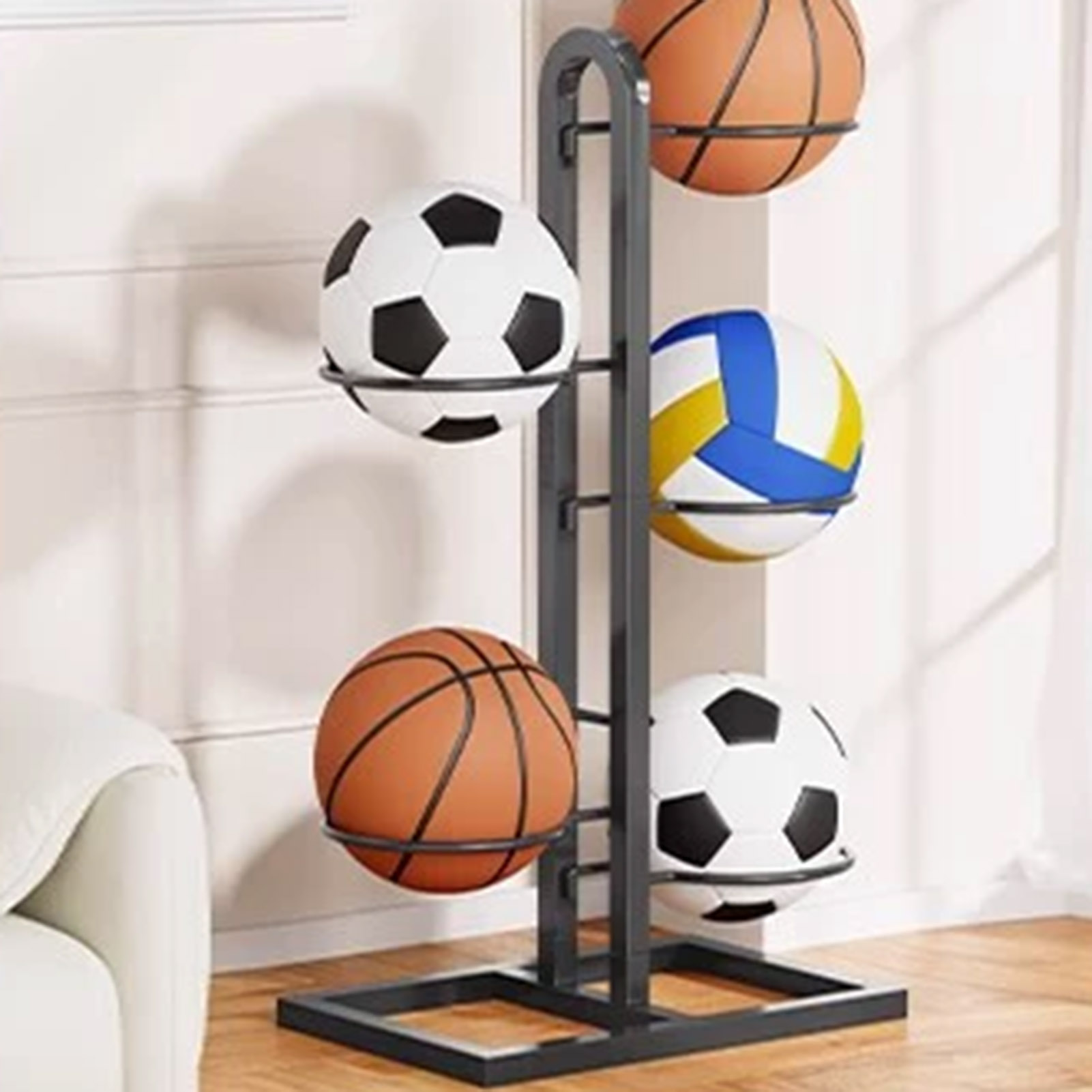 Faltbarer Basketballständer, m – Sports Equipment Garage Organizer Bewertung und Preis