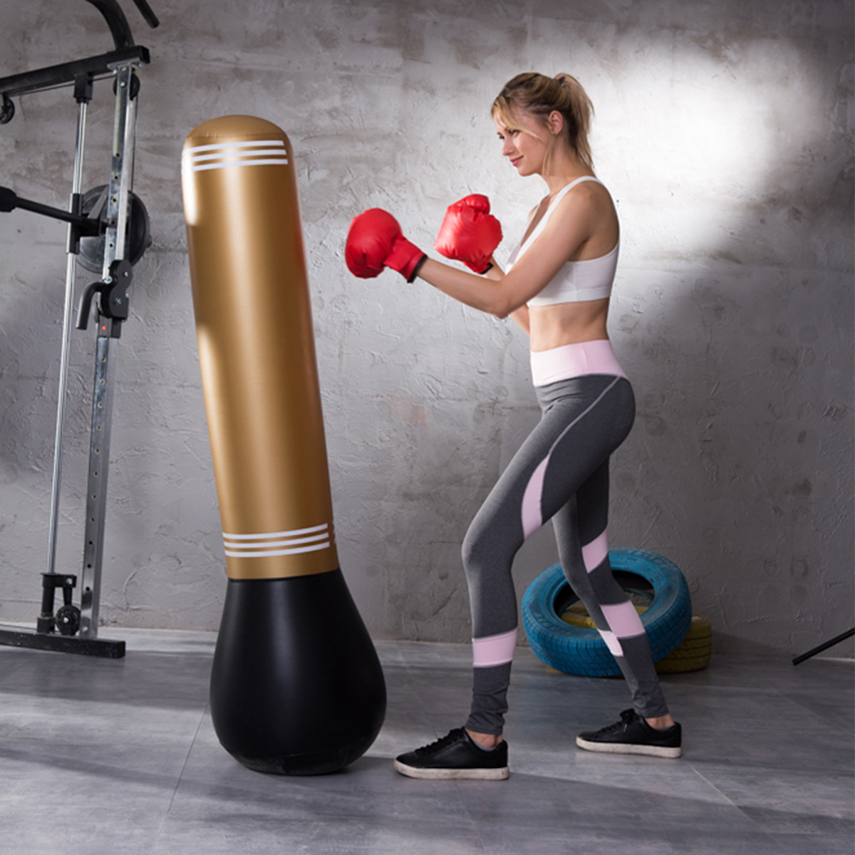 Aufblasbarer Kicking Boxsack f – Sports Equipment Stores Bewertung und Preis