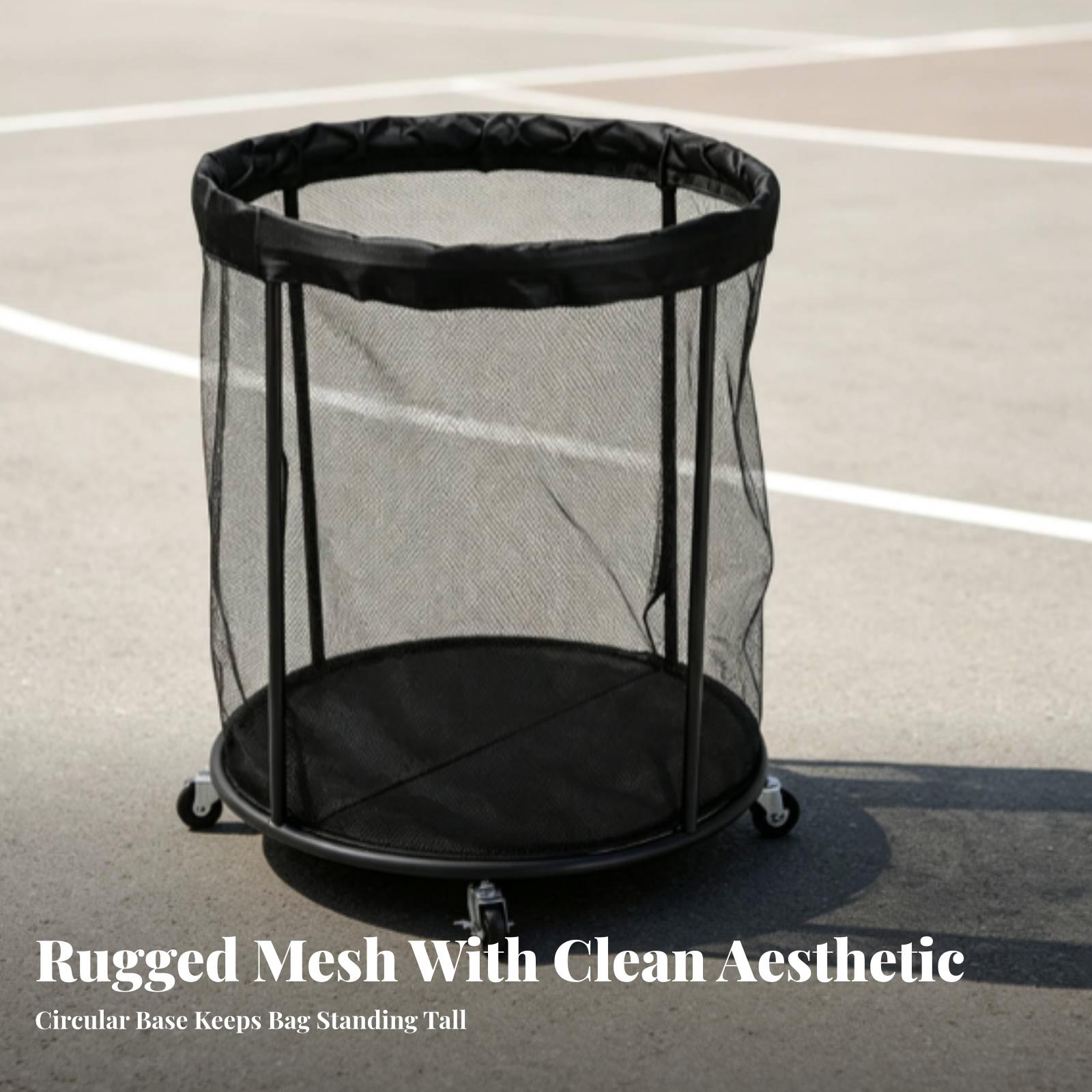 Rollender Netz-Ausrüstungskorb – Sports Equipment Trolley Bewertung und Preis