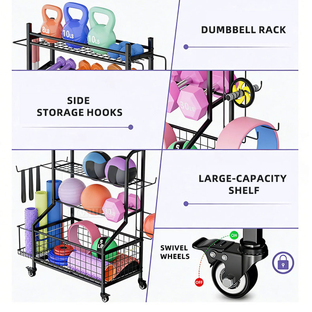 Yunlin Li Fitness-Hantel-Yogam – Sports Equipment Trolley Bewertung und Preis