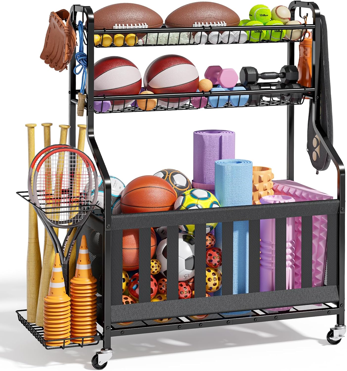 Sportausrüstungs-Aufbewahrungs – Sports Equipment Garage Organizer Bewertung und Preis