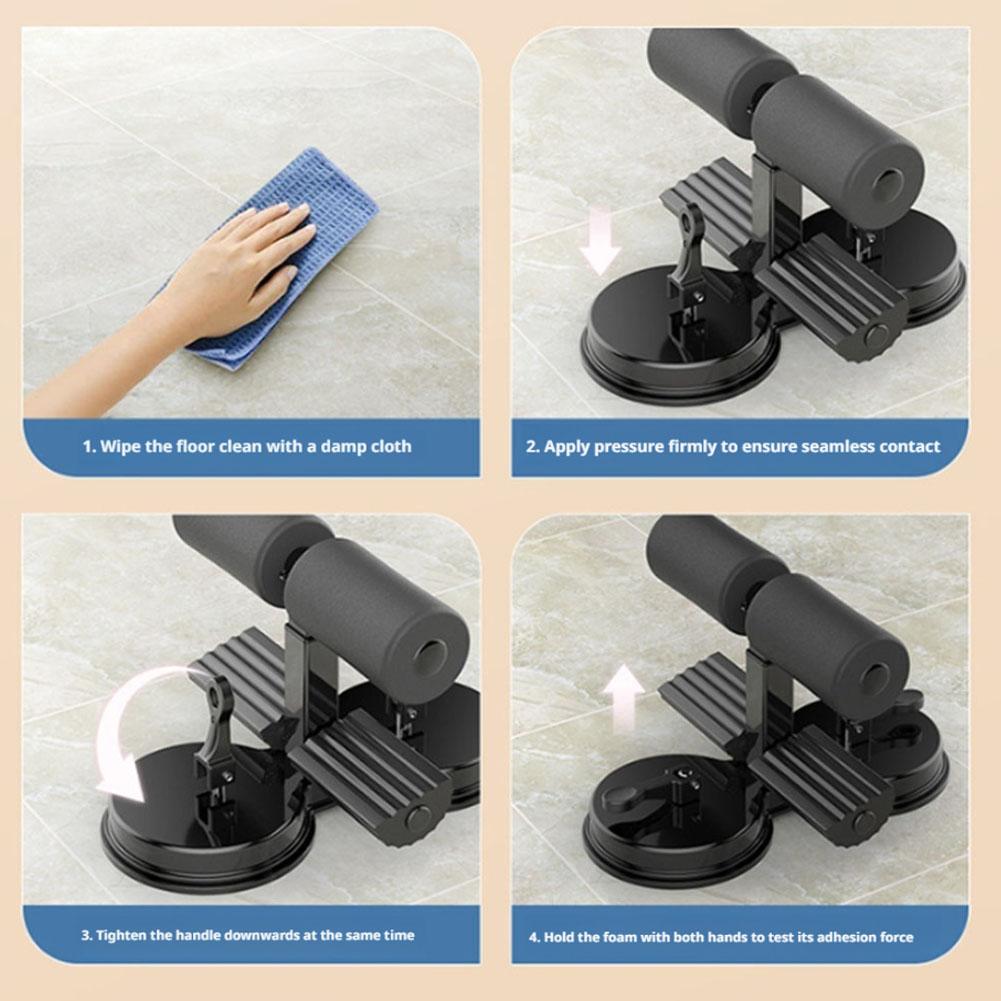 Doppel-Saugnapf Sit-Up-Hilfege – Sports Equipment Near Me Bewertung und Preis